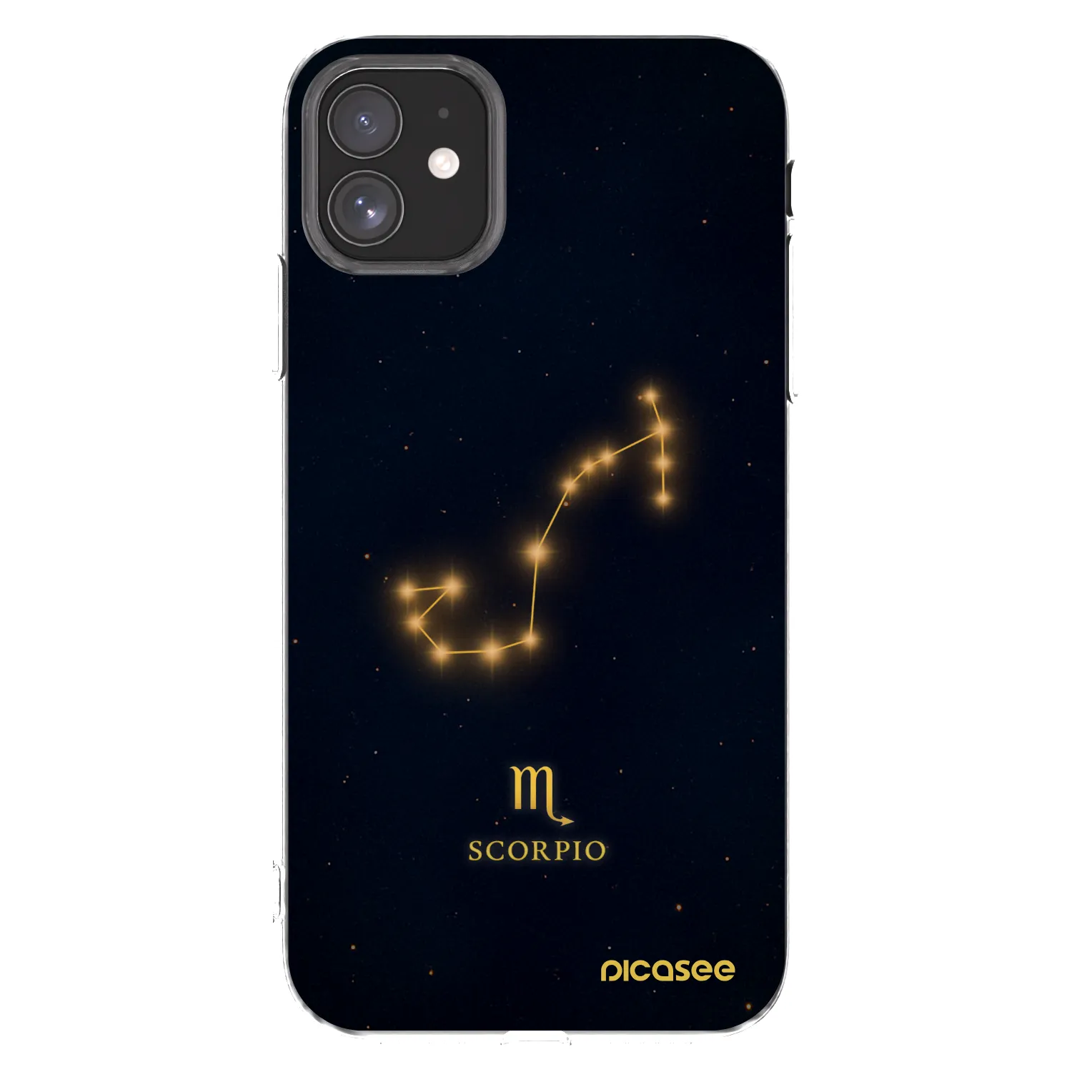 Picasee silikónový prehľadný obal pre Apple iPhone 11 - SCORPIO
