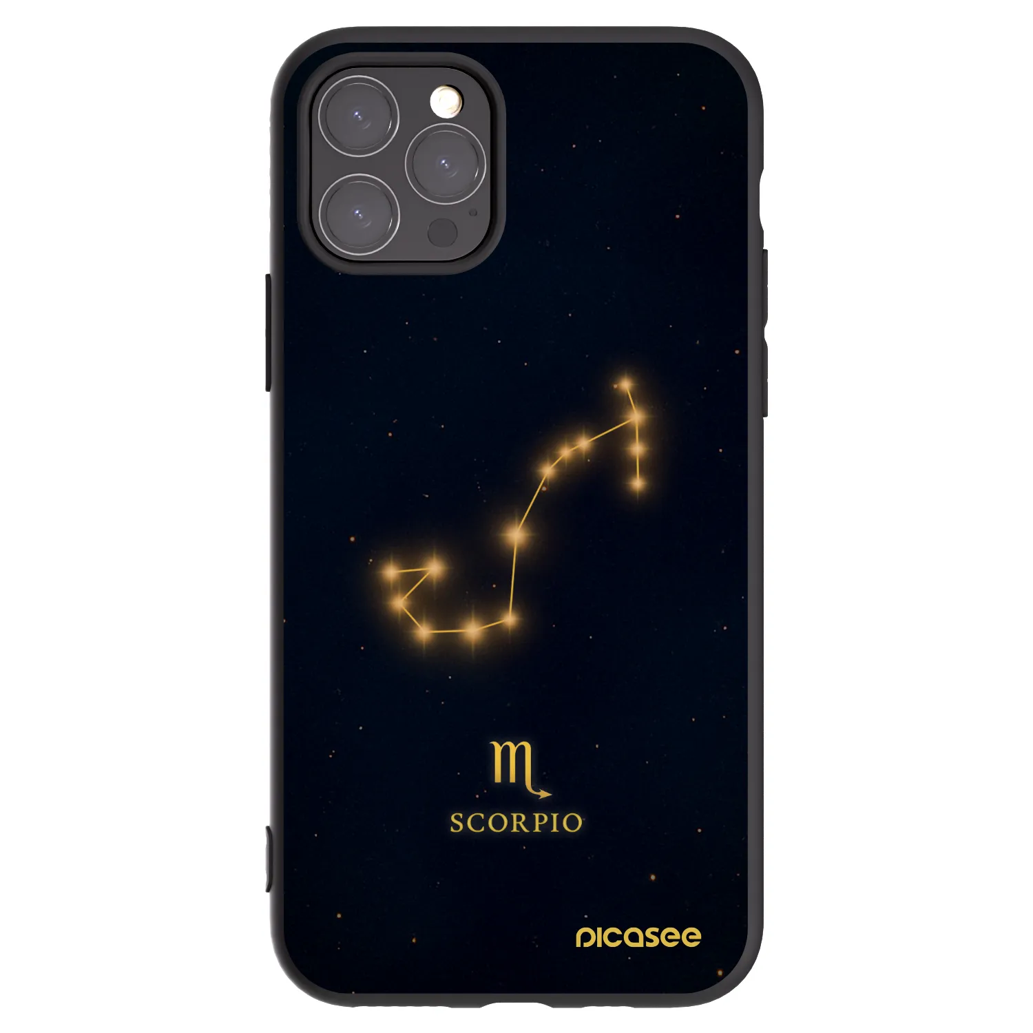 Picasee silikónový čierny obal pre Apple iPhone 11 Pro - SCORPIO