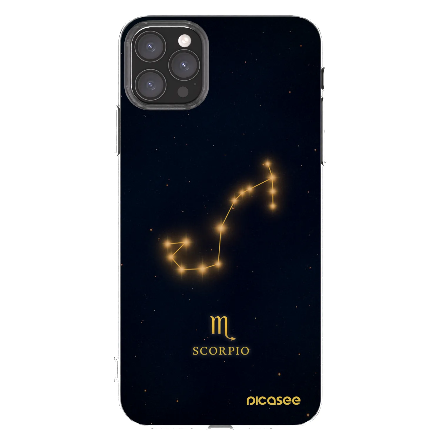 Picasee silikónový prehľadný obal pre Apple iPhone 11 Pro Max - SCORPIO