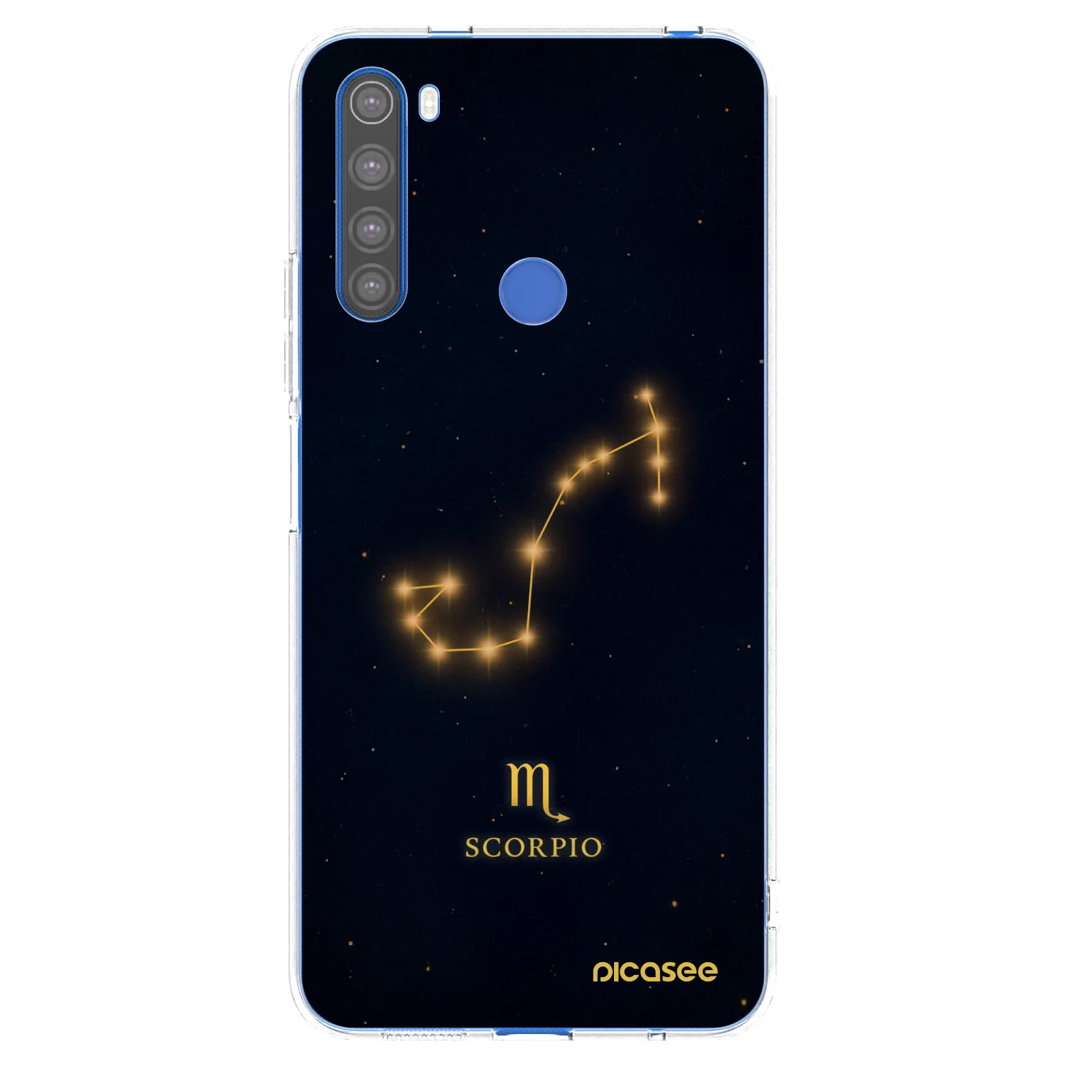 Silikónový prehľadný obal pre Xiaomi Redmi Note 8T - SCORPIO