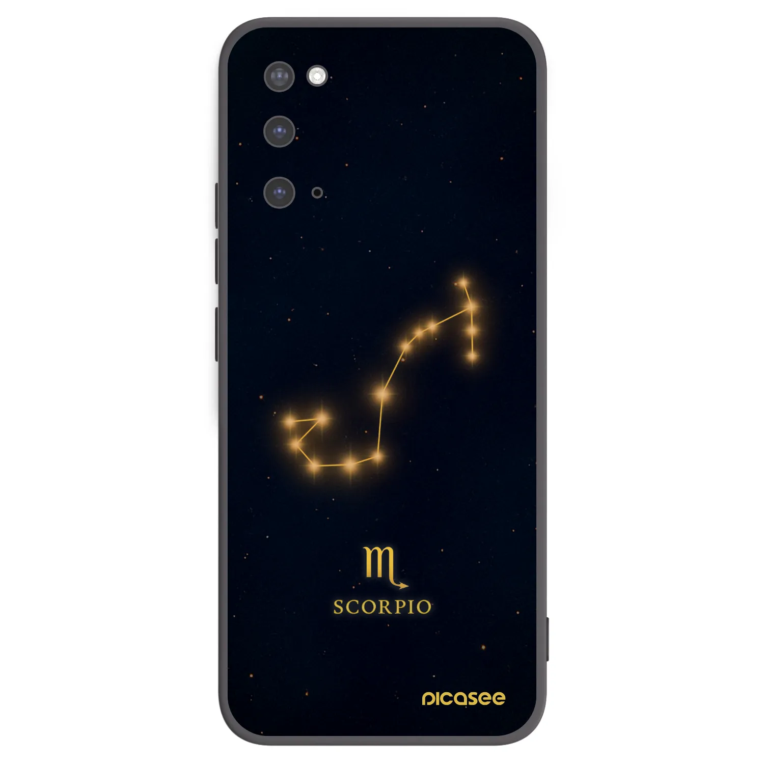 Picasee silikónový čierny obal pre Samsung Galaxy S20 G980F - SCORPIO