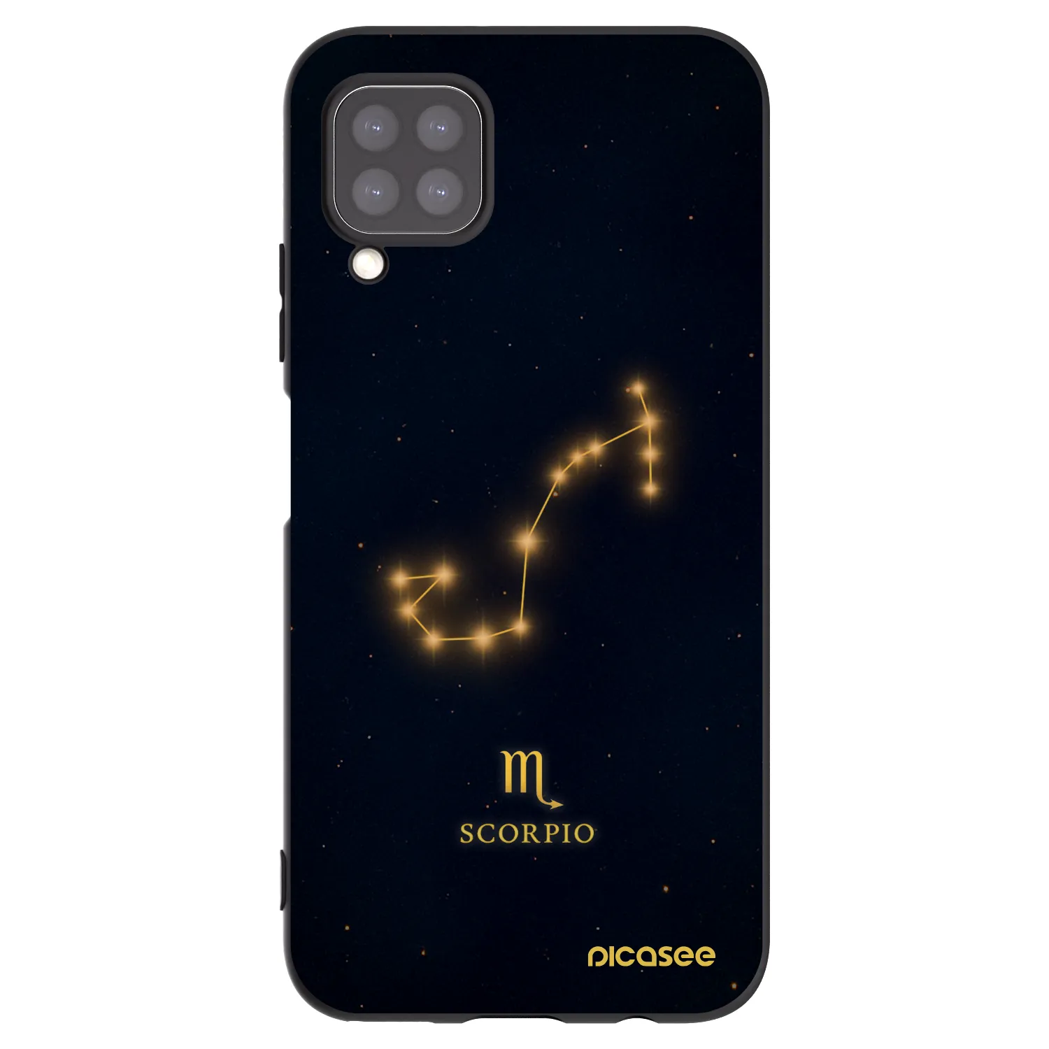 Picasee silikónový čierny obal pre Huawei P40 Lite - SCORPIO