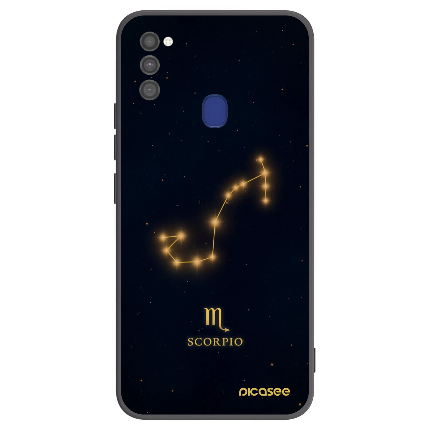Picasee silikónový čierny obal pre Samsung Galaxy M21 M215F - SCORPIO
