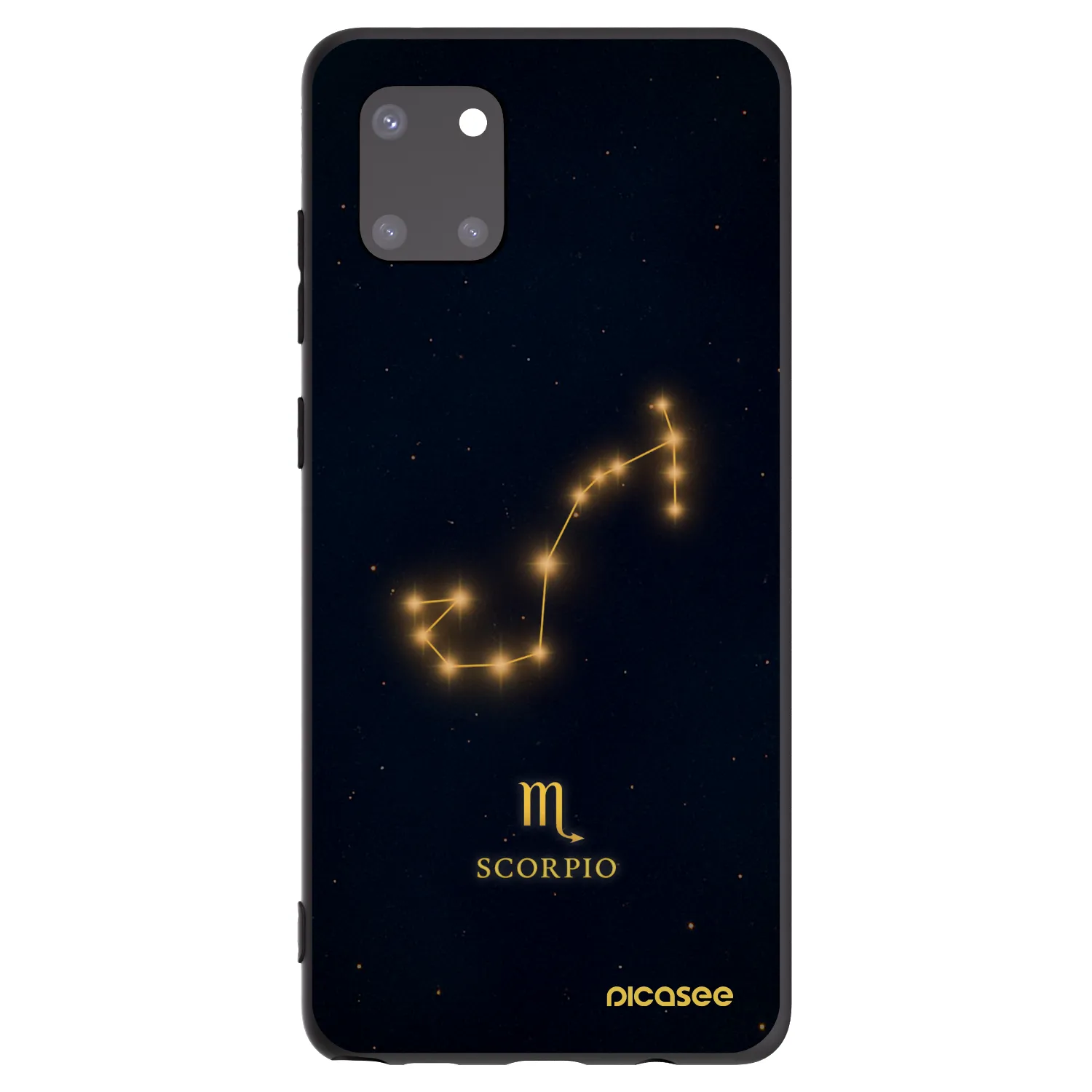 Picasee silikónový čierny obal pre Samsung Galaxy Note 10 Lite N770F - SCORPIO