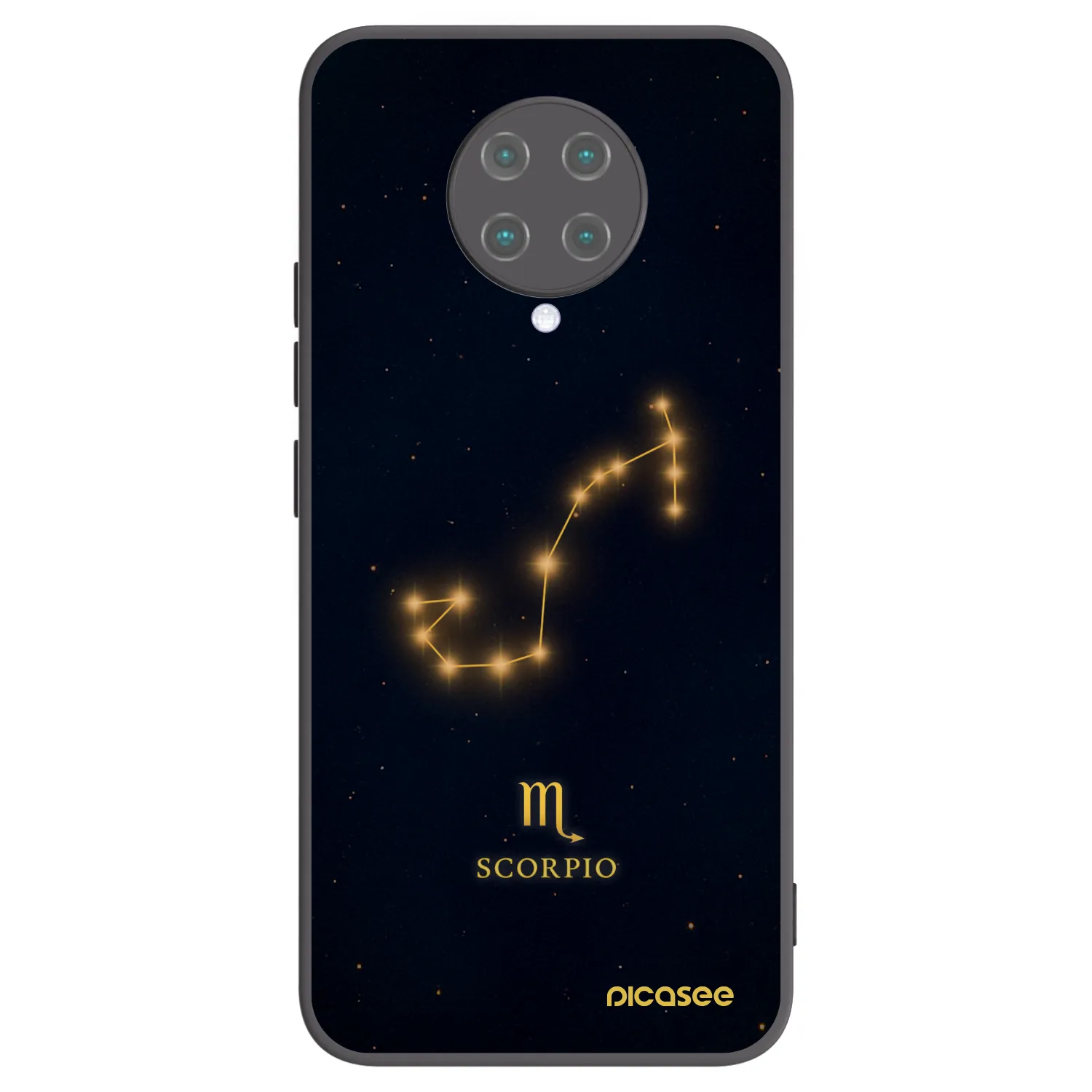 Picasee silikónový čierny obal pre Xiaomi Poco F2 Pro - SCORPIO