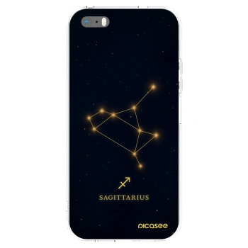 Picasee silikónový prehľadný obal pre Apple iPhone 5/5S/SE - SAGITTARIUS