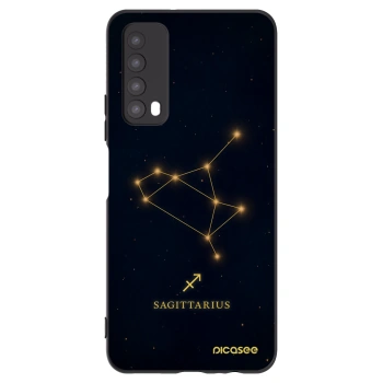 Picasee silikónový čierny obal pre Huawei P Smart 2021 - SAGITTARIUS