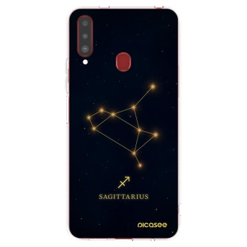 Picasee silikónový prehľadný obal pre Samsung Galaxy A20s - SAGITTARIUS