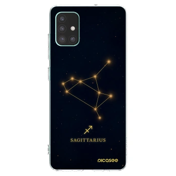 Picasee silikónový prehľadný obal pre Samsung Galaxy M51 M515F - SAGITTARIUS