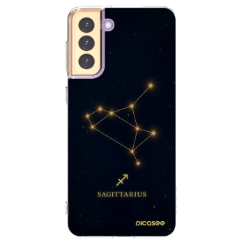 Picasee silikónový prehľadný obal pre Samsung Galaxy S21+ 5G G996F - SAGITTARIUS