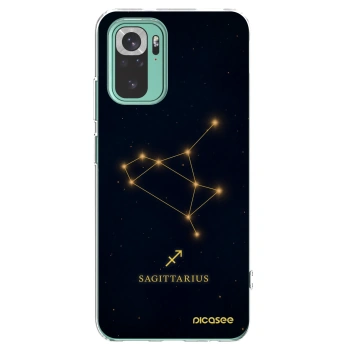 Picasee silikónový prehľadný obal pre Xiaomi Redmi Note 10 Pro - SAGITTARIUS
