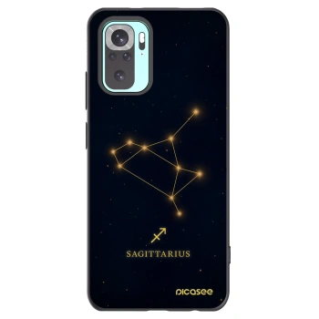 Picasee silikónový čierny obal pre Xiaomi Redmi Note 10 Pro - SAGITTARIUS