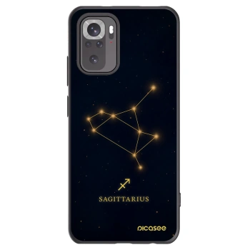 Picasee silikónový čierny obal pre Xiaomi Redmi Note 10S - SAGITTARIUS