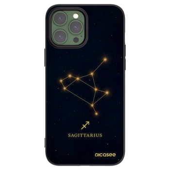 Picasee silikónový čierny obal pre Apple iPhone 13 Pro Max - SAGITTARIUS
