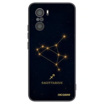Picasee silikónový čierny obal pre Xiaomi Poco F3 - SAGITTARIUS