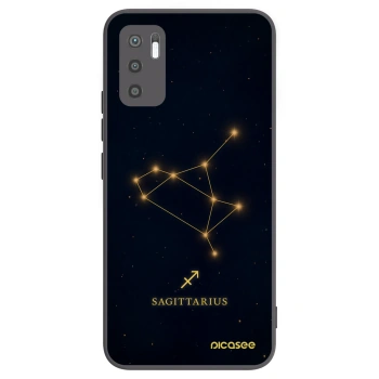 Picasee silikónový čierny obal pre Xiaomi Redmi Note 10 5G - SAGITTARIUS