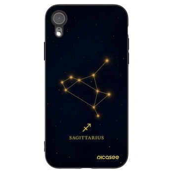 Picasee silikónový čierny obal pre Apple iPhone XR - SAGITTARIUS
