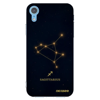 Picasee silikónový prehľadný obal pre Apple iPhone XR - SAGITTARIUS