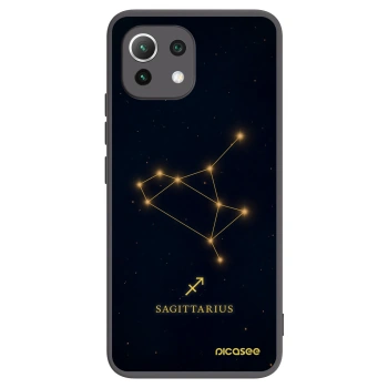 Picasee silikónový čierny obal pre Xiaomi 11 Lite 5G NE - SAGITTARIUS