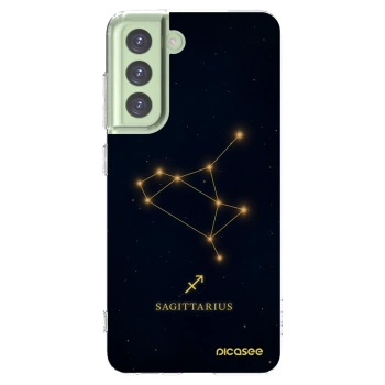 Picasee silikónový prehľadný obal pre Samsung Galaxy S21 FE 5G - SAGITTARIUS