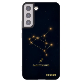 Picasee silikónový čierny obal pre Samsung Galaxy S22+ 5G - SAGITTARIUS
