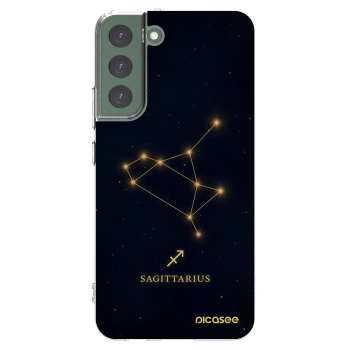 Picasee silikónový prehľadný obal pre Samsung Galaxy S22+ 5G - SAGITTARIUS