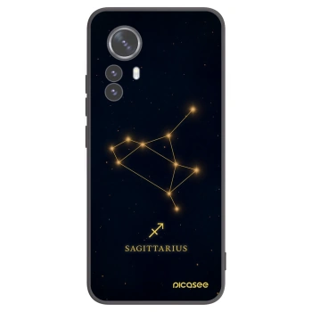 Picasee silikónový čierny obal pre Xiaomi 12 Pro - SAGITTARIUS