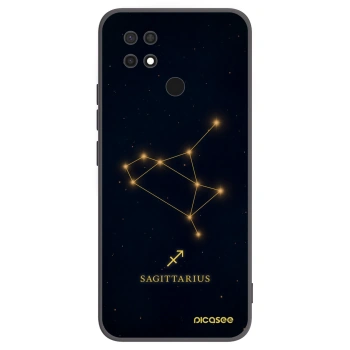 Picasee silikónový čierny obal pre Xiaomi Redmi 10C - SAGITTARIUS
