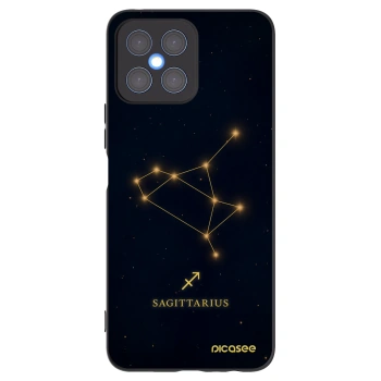 Picasee silikónový čierny obal pre Honor X8 4G - SAGITTARIUS