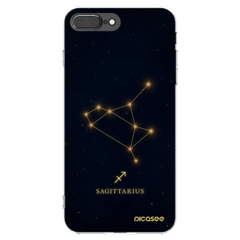 Picasee silikónový prehľadný obal pre Apple iPhone 8 Plus - SAGITTARIUS