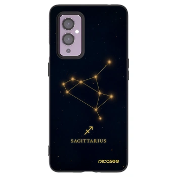 Picasee silikónový čierny obal pre OnePlus 9 - SAGITTARIUS