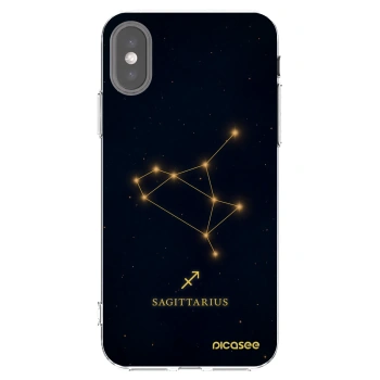 Picasee silikónový prehľadný obal pre Apple iPhone X/XS - SAGITTARIUS