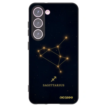 Picasee silikónový čierny obal pre Samsung Galaxy S23 5G - SAGITTARIUS
