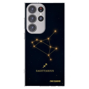 Picasee silikónový prehľadný obal pre Samsung Galaxy S23 Ultra 5G - SAGITTARIUS