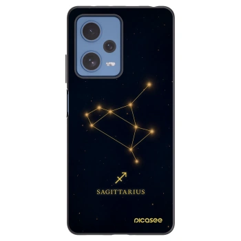 Picasee silikónový čierny obal pre Xiaomi Redmi Note 12 Pro 5G - SAGITTARIUS