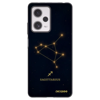 Picasee silikónový čierny obal pre Xiaomi Redmi Note 12 Pro+ 5G - SAGITTARIUS