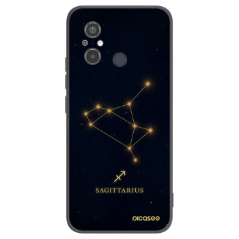 Picasee silikónový čierny obal pre Xiaomi Redmi 12C - SAGITTARIUS