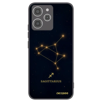 Picasee silikónový čierny obal pre Xiaomi Redmi 12 4G - SAGITTARIUS