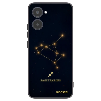 Picasee silikónový čierny obal pre Realme 10 4G - SAGITTARIUS
