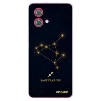 Picasee silikónový prehľadný obal pre Motorola Moto G84 5G - SAGITTARIUS