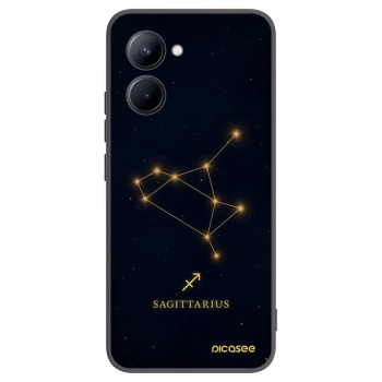 Picasee silikónový čierny obal pre Realme C33 (2023) - SAGITTARIUS