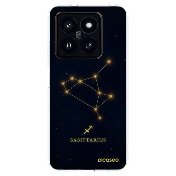 Picasee silikónový prehľadný obal pre Xiaomi 14 Pro - SAGITTARIUS