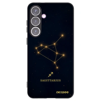 Picasee silikónový čierny obal pre Samsung Galaxy S24+ S926B 5G - SAGITTARIUS