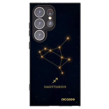 Picasee silikónový čierny obal pre Samsung Galaxy S24 Ultra S928B 5G - SAGITTARIUS