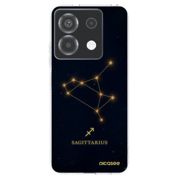 Picasee silikónový prehľadný obal pre Xiaomi Poco X6 - SAGITTARIUS