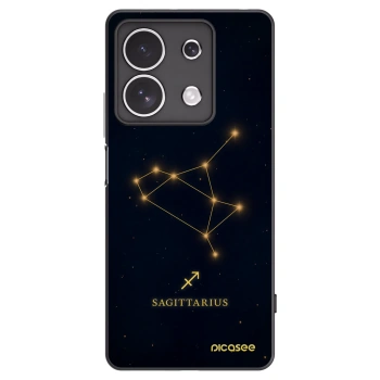 Picasee silikónový čierny obal pre Xiaomi Redmi Note 13 4G - SAGITTARIUS