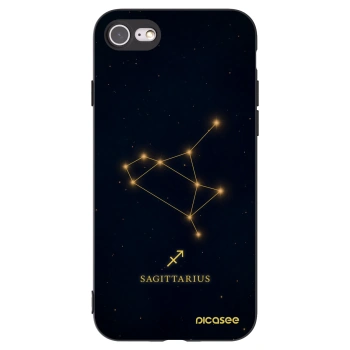 Picasee silikónový čierny obal pre Apple iPhone 8 - SAGITTARIUS