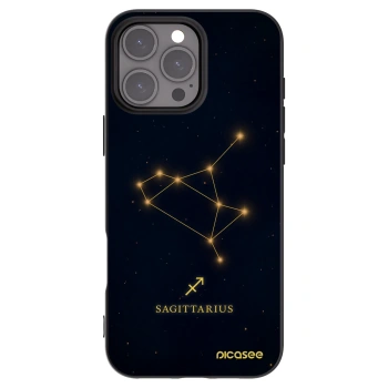 Picasee silikónový čierny obal pre Apple iPhone 16 Pro Max - SAGITTARIUS