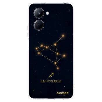 Picasee silikónový prehľadný obal pre Realme C33 (2023) - SAGITTARIUS