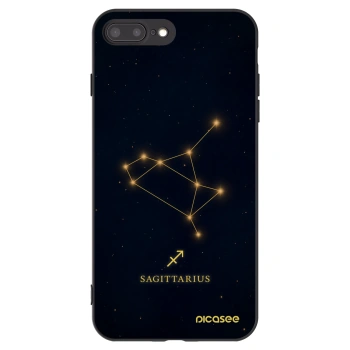 Picasee silikónový čierny obal pre Apple iPhone 7 Plus - SAGITTARIUS